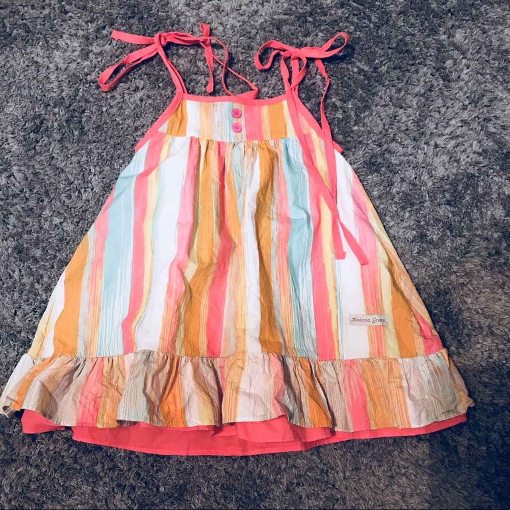 Alaina Grace Tie Strap Colors Dress